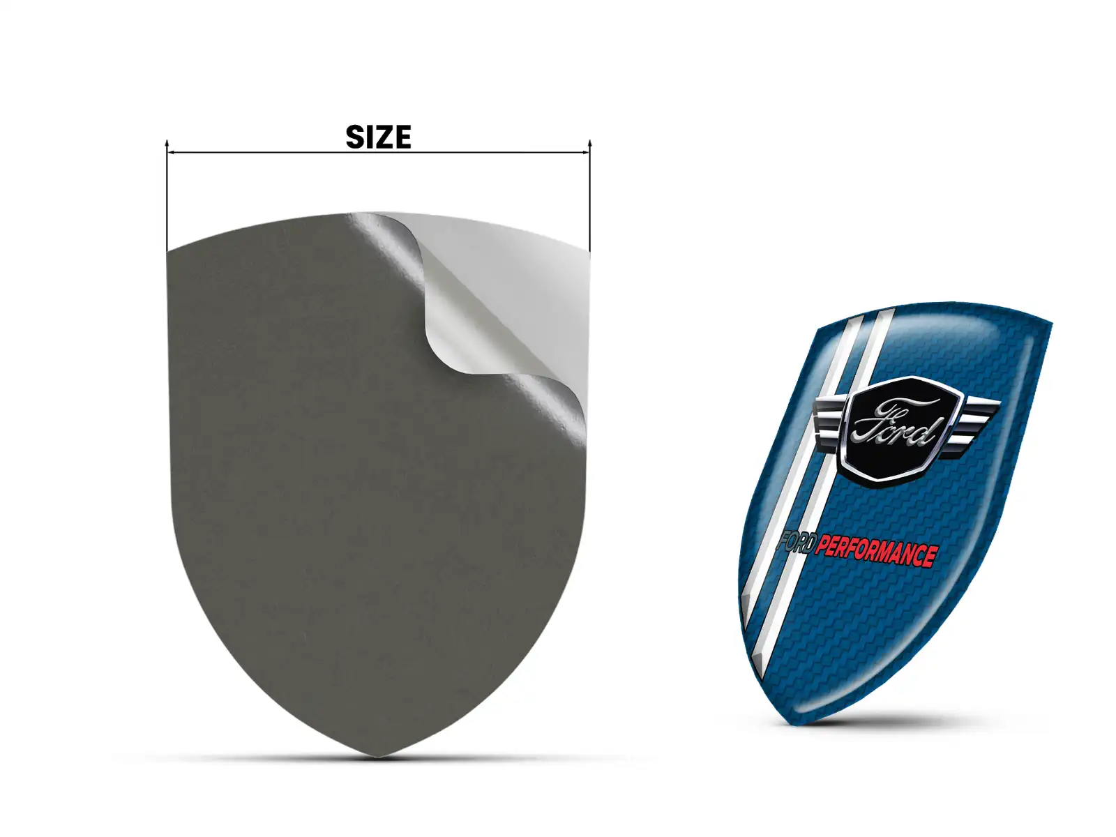 Ford Geschäfts Etikettenaufkleber Stil Max Pro Haltbar